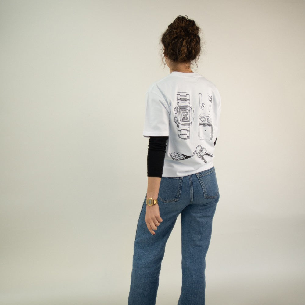 Popular name brand watch t-shirt